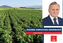 Vasile Boitor: ”Pentru agricultura românească PSD propune trei piloni și cinci direcții strategice”