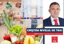 Sorin Vlașin: ”PSD promite creșterea nivelului de trai pentru toți românii”