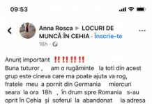 EXCLUSIV FOTO – ABANDONAT ÎN CEHIA: UN TÂNĂR DIN POIENILE DE SUB MUNTE ESTE CĂUTAT DE TREI ZILE CU AJUTORUL ROMÂNILOR CARE MUNCESC ÎN ZONĂ
