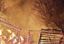 FOTO, VIDEO EXCLUSIV – Incendiu la un imobil din Baia Sprie