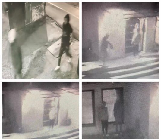 FOTO/VIDEO EXCLUSIV: Doi tineri i-au atacat pentru a doua oară gospodăria de pe strada Vasile Lucaciu din Baia Mare. Acum în miez de noapte