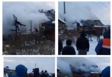 FOTO/VIDEO EXCLUSIV – Incendiu violent pe Craica. Au fost în pericol zece colibe