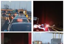 VIDEO EXCLUSIV: Zeci de maramureșeni prinși în blocajul uriaș de la granița Ungaria cu Austria. Restricțiile pandemice aruncă Europa în haos. Bătăi cu poliția în Danemarca