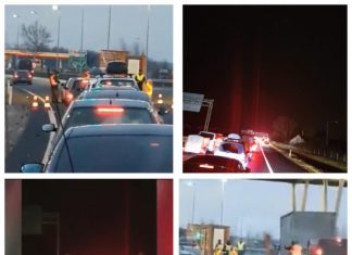 VIDEO EXCLUSIV: Zeci de maramureșeni prinși în blocajul uriaș de la granița Ungaria cu Austria. Restricțiile pandemice aruncă Europa în haos. Bătăi cu poliția în Danemarca