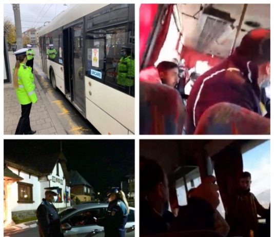 EXCLUSIV FOTO/VIDEO: Doar ne lăudăm ca verificăm respectarea legii. În realitate: LA GRĂMADĂ – fără măști, fără distanțare, pe ruta Jibou – Ulmeni – Baia Mare