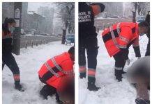 FOTO EXCLUSIV – PRIMA VICTIMĂ A IERNII! A murit în stradă! Medicii nu l-au mai putut salva