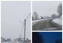 FOTO/VIDEO – Trafic infernal din cauza ninsorii pe șoselele Maramureșului. Vine gerul (actualizare)