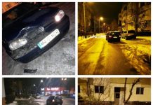 GALERIE FOTO: PRĂPĂD ÎN BAIA MARE / ACTUALIZARE: Un șofer beat a distrus vreo 20 de autoturisme parcat. Urmărit și prins de poliție. Şoferul a fost arestat preventiv