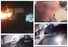 CAMERĂ SUPRAVEGHERE EXCLUSIV: ÎN STIL MAFIOT – Imobil incendiat la Borșa de doi ”necunoscuți”. Proprietarii aflați în Belgia bănuiesc cine este în spatele faptei