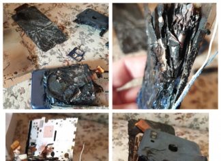 EXCLUSIV VIDEO: INCIDENT ȘOCANT – Unui băimărean i-a explodat telefonul Samsung Galaxy în timp ce se juca pe el