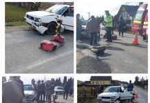 FOTO, VIDEO: Persoană cu dizabilităţi, spulberată de o maşină la Rogoz (actualizare)