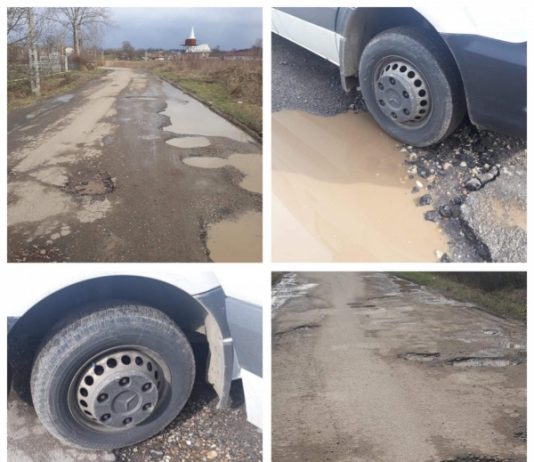 VIDEO – CRATERELE DE PE MARTE AU AJUNS PE PĂMÂNT, ÎN MARAMUREȘ: Drumul comunal Satulung – Finteușu Mic – Arieșul de Pădure – Coltău un adevărat dezastru