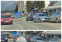 FOTO CITITORI: Dacă ești polițist la rutieră în Vișeu de Sus ești șmecher și la volanul mașinii personale