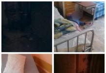 FOTO/VIDEO EXCLUSIV: IMAGINI ȘOCANTE – Pacientă cu COVID-19 lăsată să zacă pe podea la Spitalul de Psihiatrie din Cavnic (actualizare)