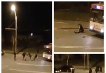 VIDEO: Războiul declarațiilor – Cealaltă tabără susține că polițistul local a lovit primul: un cap în gură aplicat celui arestat preventiv