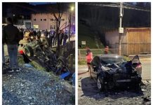 EXCLUSIV FOTO: Imagini de coșmar la Borșa. Impact violent între două mașini. Două victime, una încarcerată (actualizare)