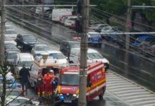 ACTUALIZARE: FOTO – Pieton accidentat grav pe bd. Bucureşti. Accident cu doi răniți şi la Săcălăşeni