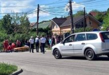 FOTO / TRAGEDIE ÎN BAIA MARE: Un poliţist de la Rutieră a accidentat mortal un pieton (actualizare)