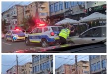 Foto/video EXCLUSIV: ACCIDENT – Un puștan beat s-a izbit cu mașina de Dusterul Poliției Rutiere din Baia Mare (actualizare)