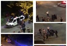 VIDEO ŞOCANT / ACTUALIZARE: Scandal azi noapte în Baia Mare! Mascații au intervenit în forță