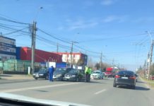 Accident în Baia Mare. Trafic îngreunat pe Strada Vasile Lucaciu