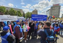 Sindicaliștii băimăreni, prezenți la MARȘUL pentru EDUCAȚIE!