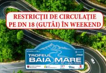 ANUNȚ PENTRU TOȚI ȘOFERII: Restricții de circulație pe Pasul Gutâi pentru Trofeul Baia Mare