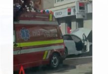 Accident în Baia Mare. Aglomerație lângă Palatul de Justiție. VIDEO