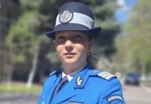 Jandarmul anului este Andrada, o jandarmeriță din Baia Mare
