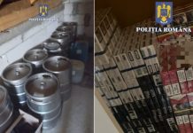 16 percheziții domiciliare, peste 30.500 de pachete de țigări, dar şi articole pirotehnice şi băuturi alcoolice indisponibilizate de polițiști