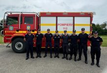 Ei sunt pompierii maramureşeni care fac parte din primul contingent român care a pornit spre Franța