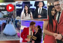 A fost nuntă mare la Onceşti. Ela și Petrică, câștigătorii sezonului 4 Mireasa, s-au căsătorit religios