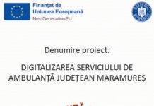 COMUNICAT DE PRESĂ: Începere proiect „Digitalizare și interoperabilitate în cadrul Serviciului de Ambulanță Județean Maramureș”