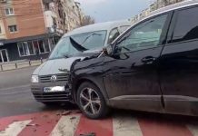 Impact în Baia Mare, la intersecția dintre bd. București și Republicii