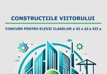 Concurs „Construcțiile Viitorului” – Elevii premianți vor fi admiși cu nota 10 la Facultatea de Construcții!
